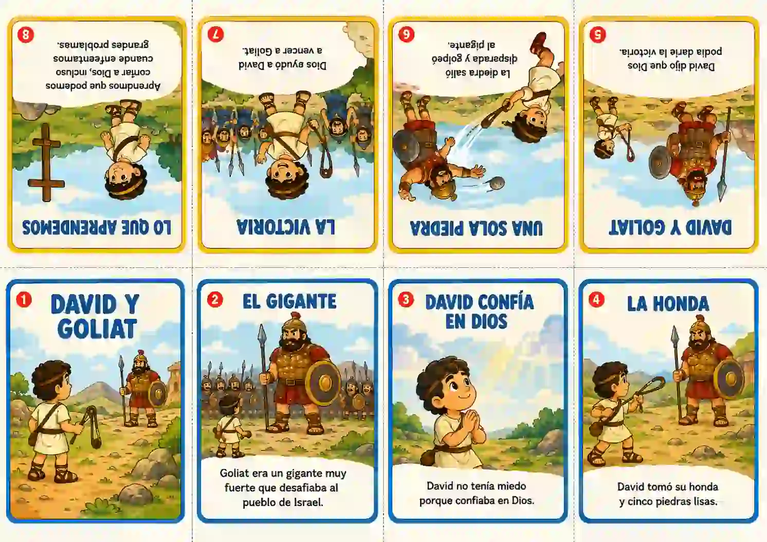 Mini librito David y Goliat