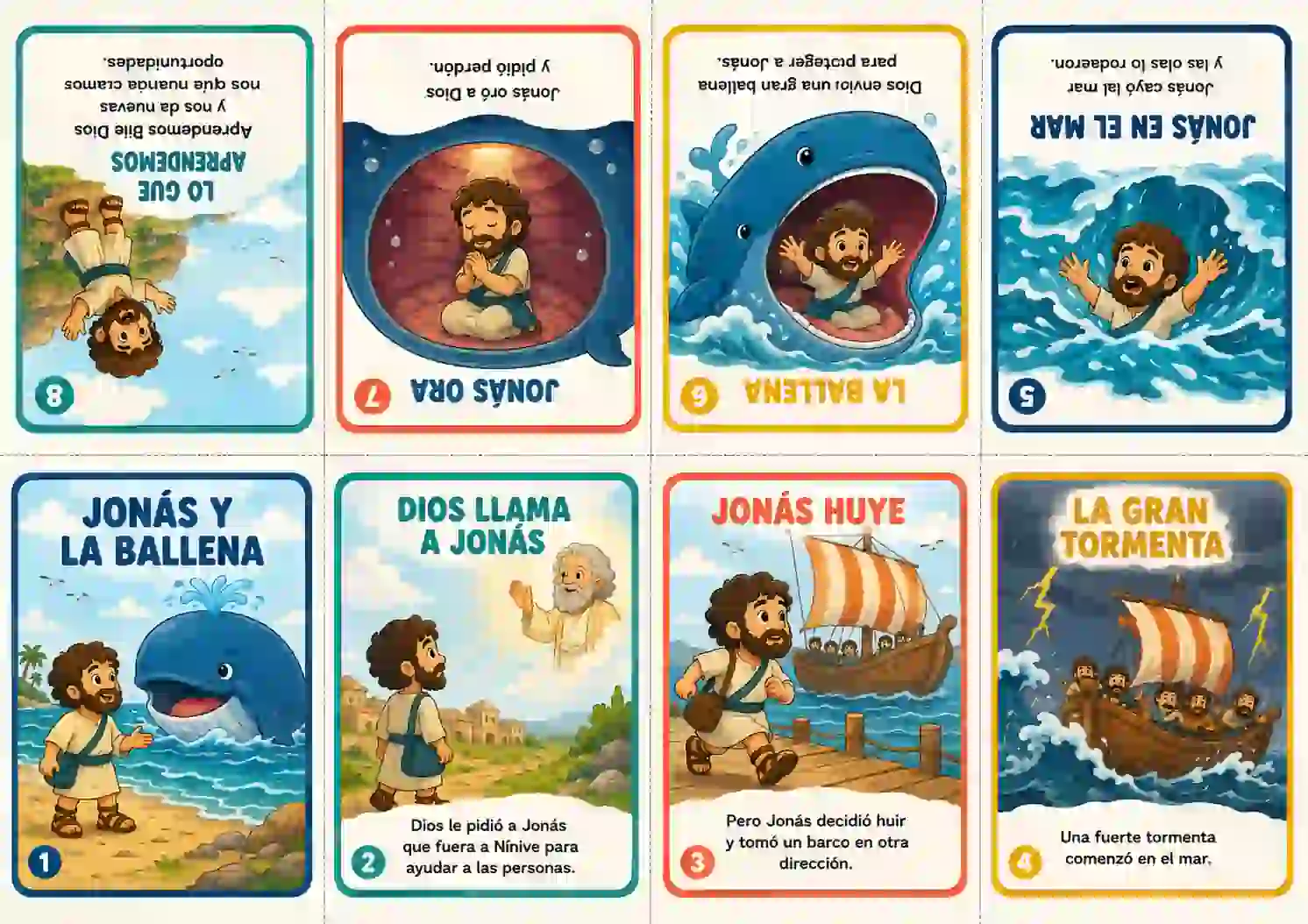 Mini librito Jonás y la ballena