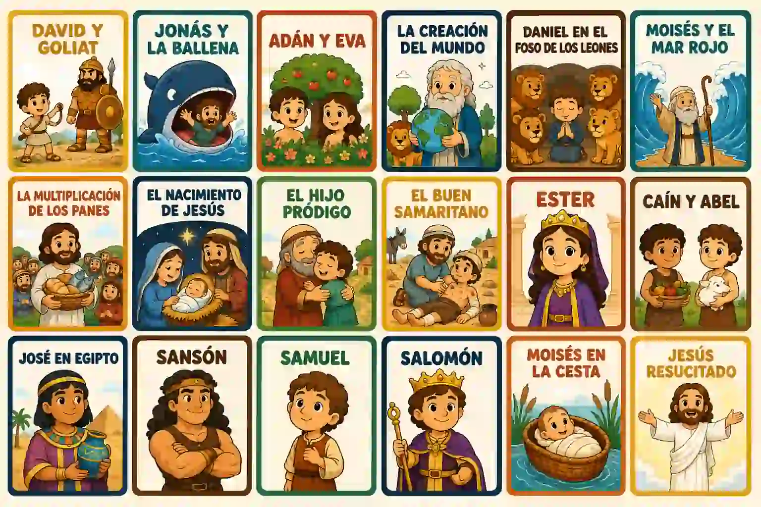 Mockup de los mini libritos bíblicos impresos y armados